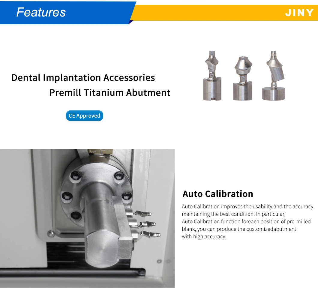 4 Axis CAD Cam Dental Milling Machine for Dental Laboratory